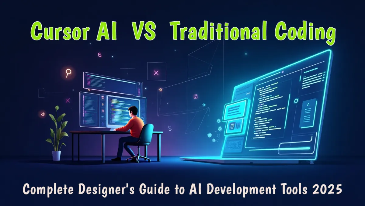 Cursor AI vs. Traditional Coding: Complete Designer's Guide to AI Development Tools 2025