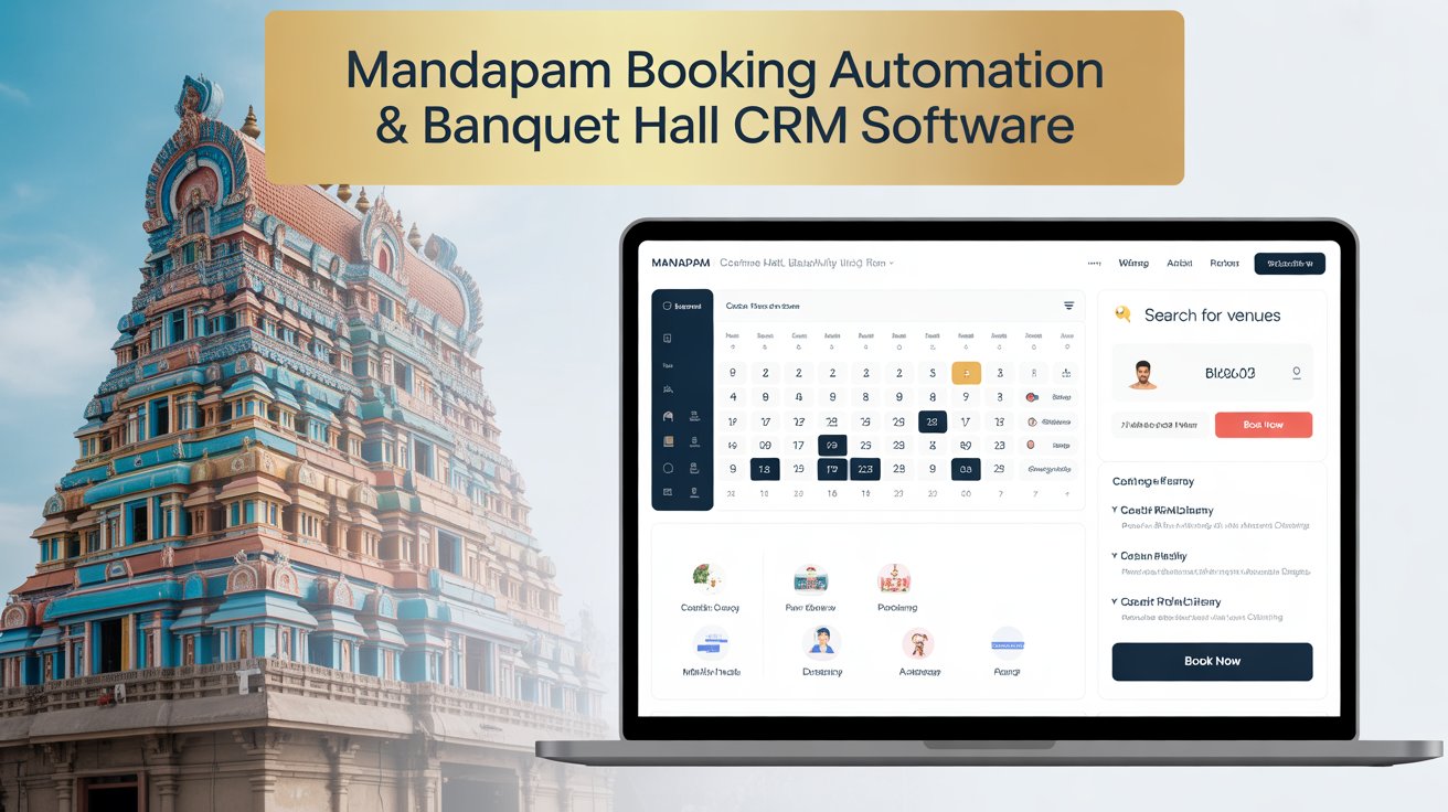 Mandapam Booking Automation & Banquet Hall CRM Software