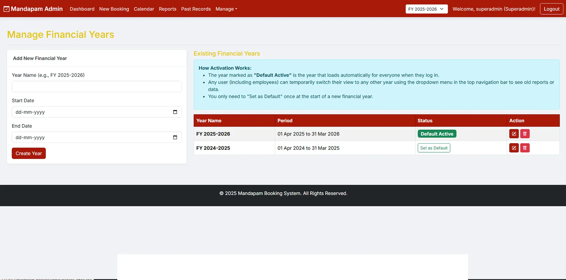 Mandapam Booking Automation & Banquet Hall CRM Software | Siva Designer