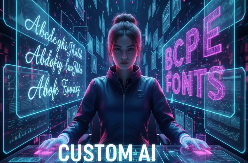 Custom AI fonts for branding with personalized and handwritten styles