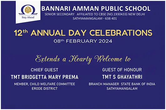 Bannari Amman Public School - Annual Day Celebrations