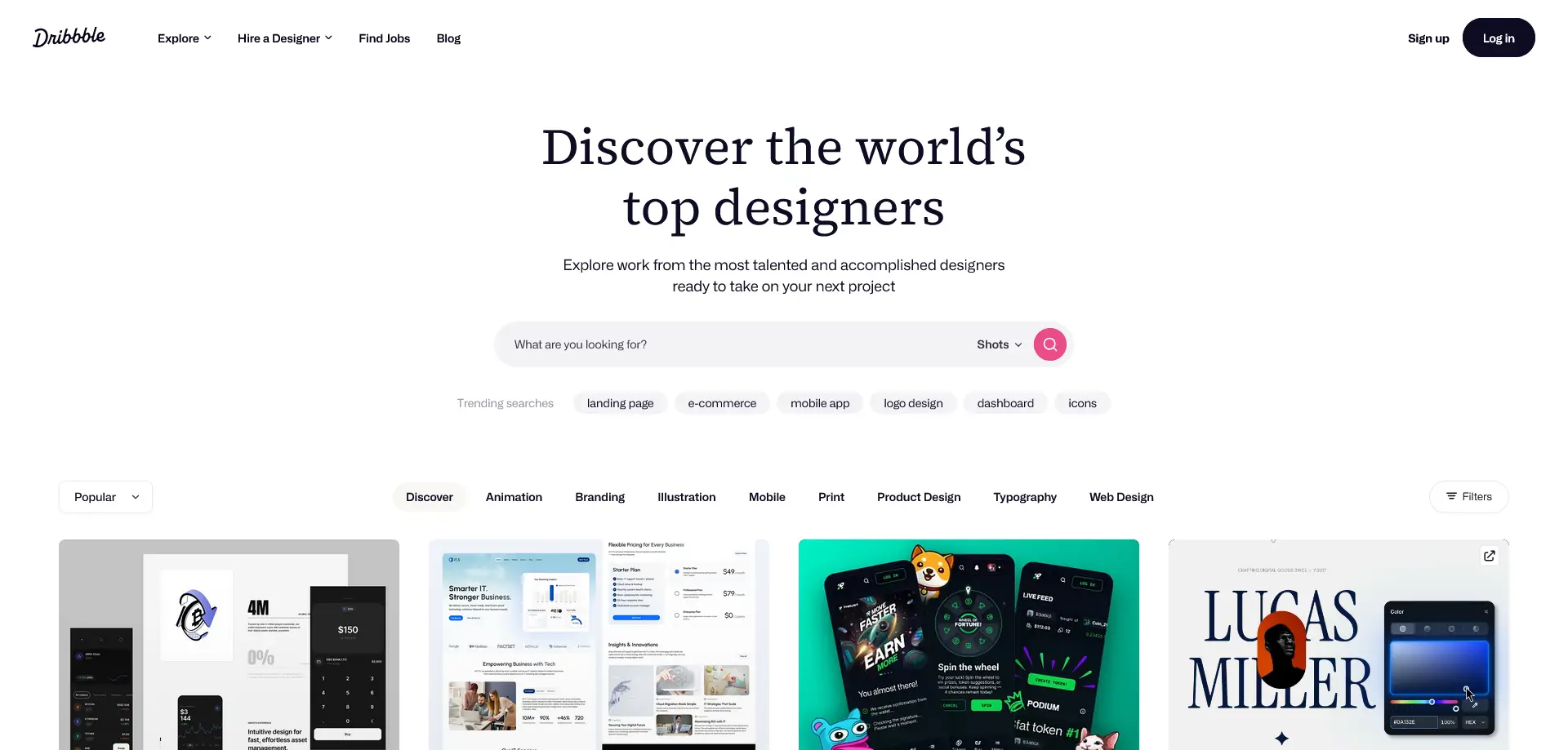 Dribbble - Essential Tool for Web Designers